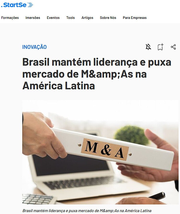 Brasil mantm liderana e puxa mercado de M&As na Amrica Latina